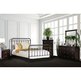 Iria Bed Model Cm7701Gm-Queen Bed By Furniture Of America